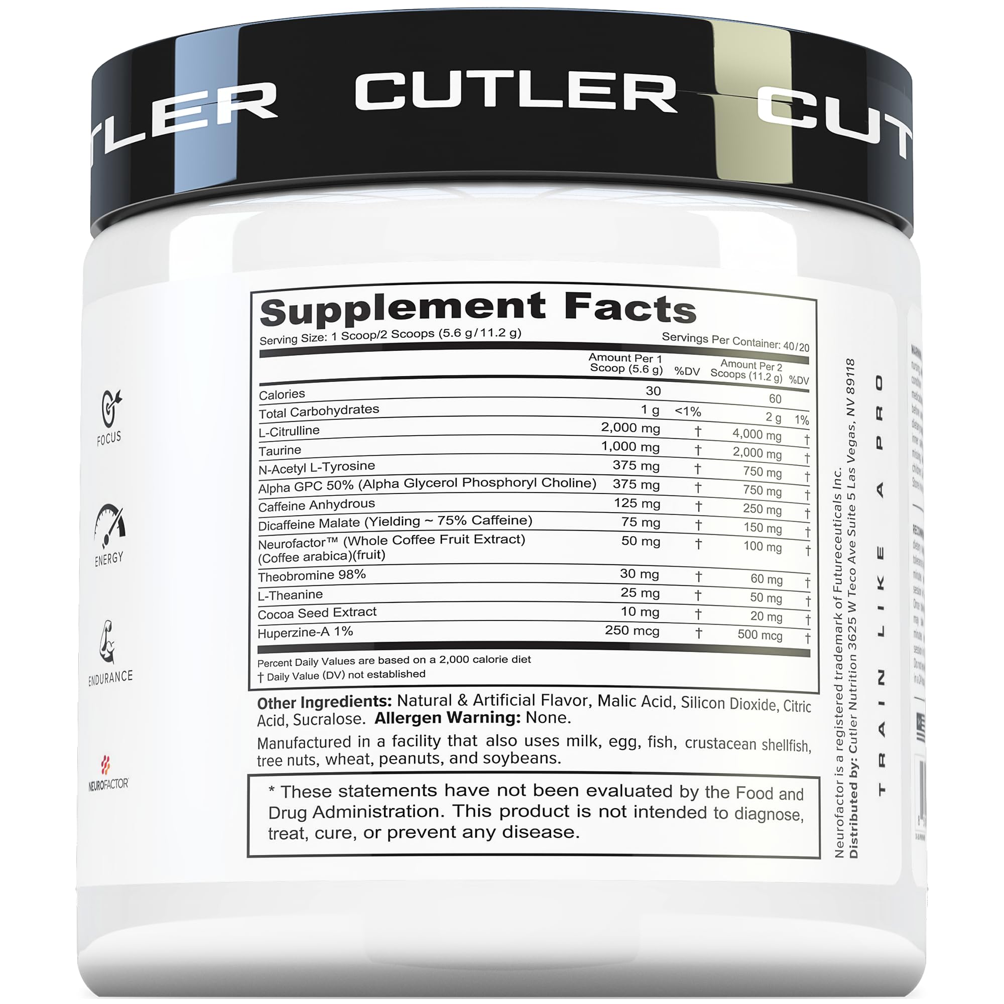 Prevail Pre Workout Powder with Nootropics: Pre-Workout Drink for Men and Women, Cutting Edge Energy and Focus Supplement with L Citrulline, Alpha GPC, L Tyrosine | Sour Rainbow Candy, 40 Scoops | Sour Rainbow Candy, 40 Scoops | With L-Citrulline, Alpha G