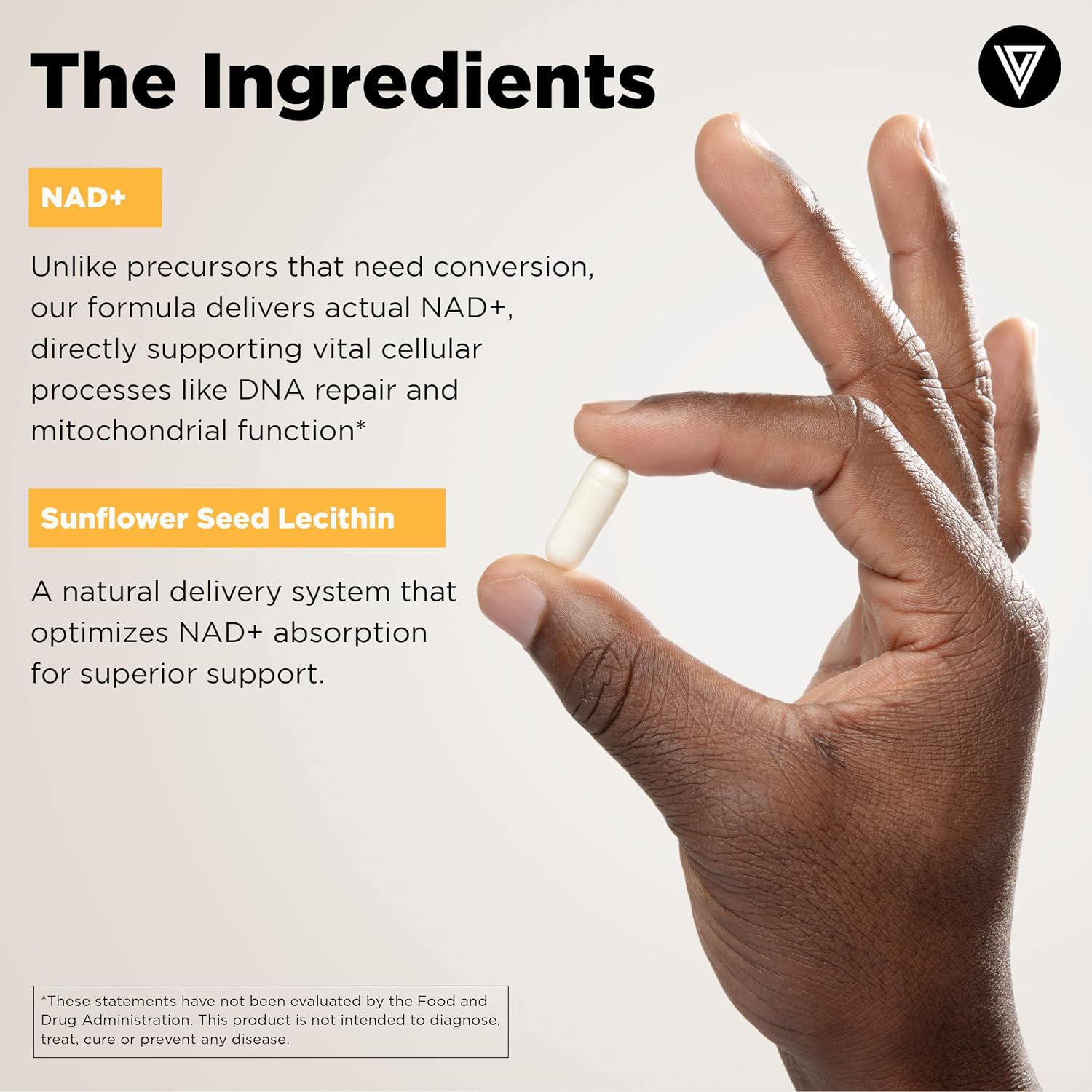 Vital Vitamins Biotin Complex Capsules + NAD+ Supplement