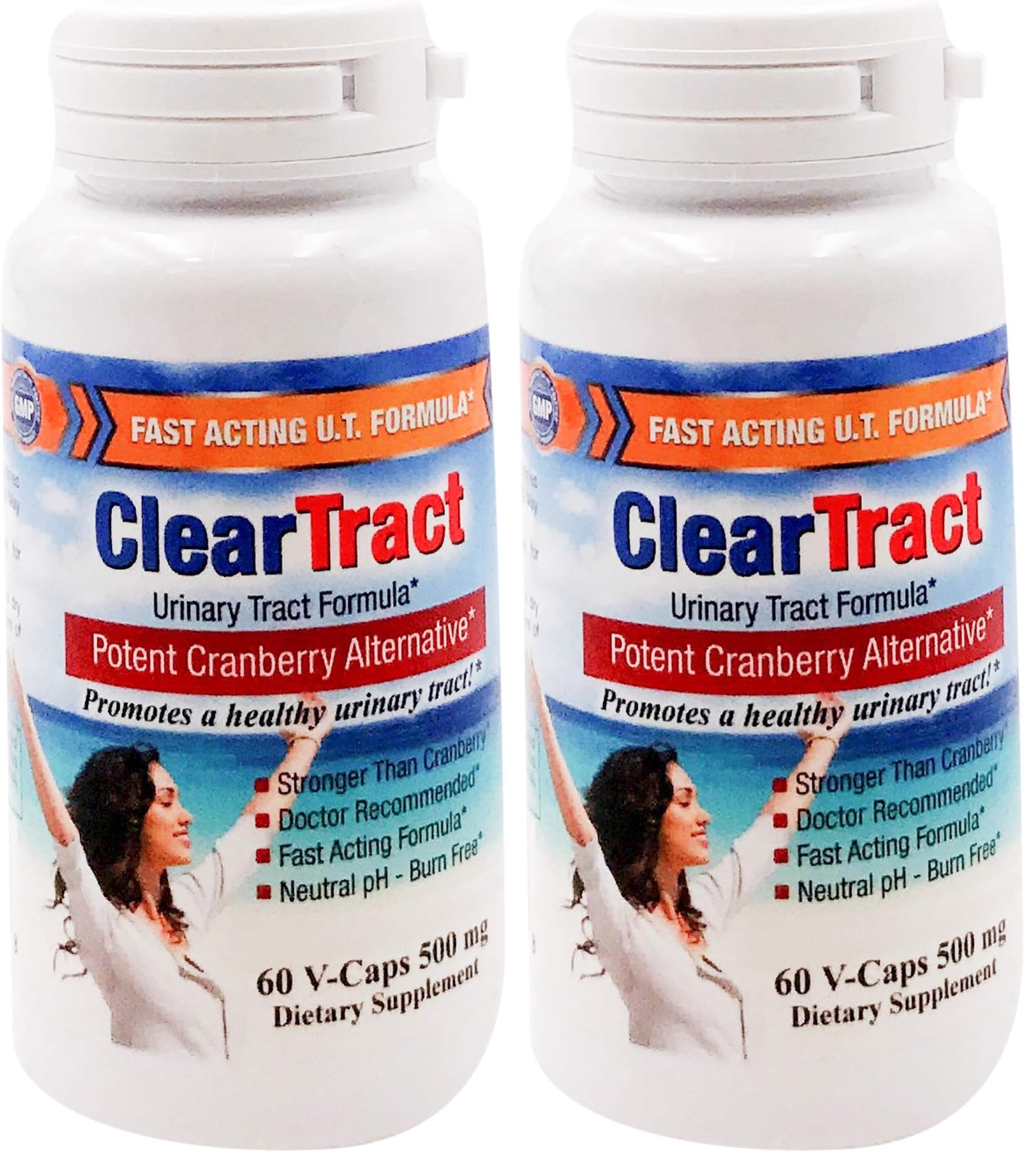 Cleartract D-Mannose Formula Capsules, 500 Mg, 60 Count