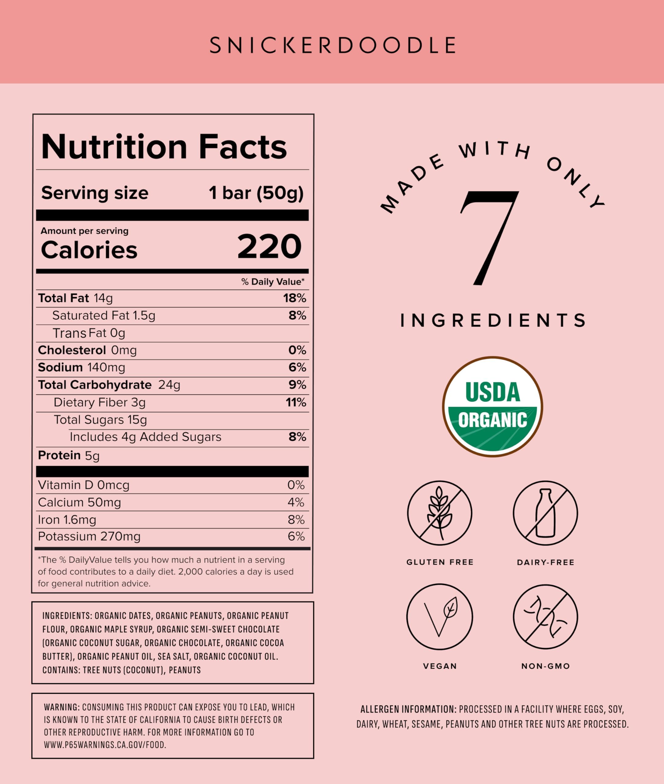 Truvani Plant Based Snack Bars | Variety | 12 Pack | Vegan | 5-8g Protein | USDA Organic and Vegan | Dairy, Soy, and Gluten Free | Individually Wrapped