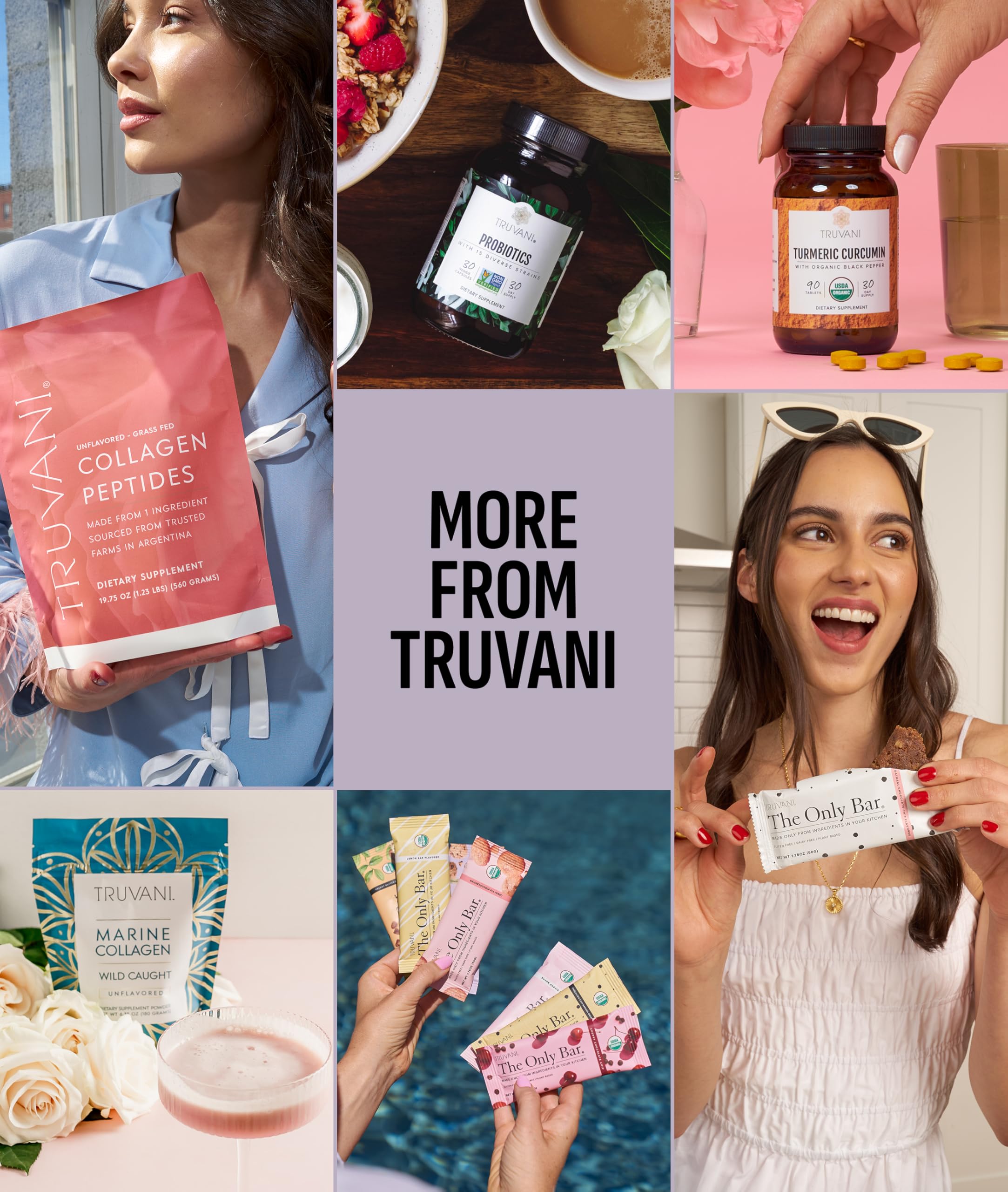 Truvani Organic Plant Based Protein Powder | Vanilla | 1 Serving | Vegan | 20g Pea Protein | Keto | Gluten & Dairy Free | Low Carb | No Added Sugar