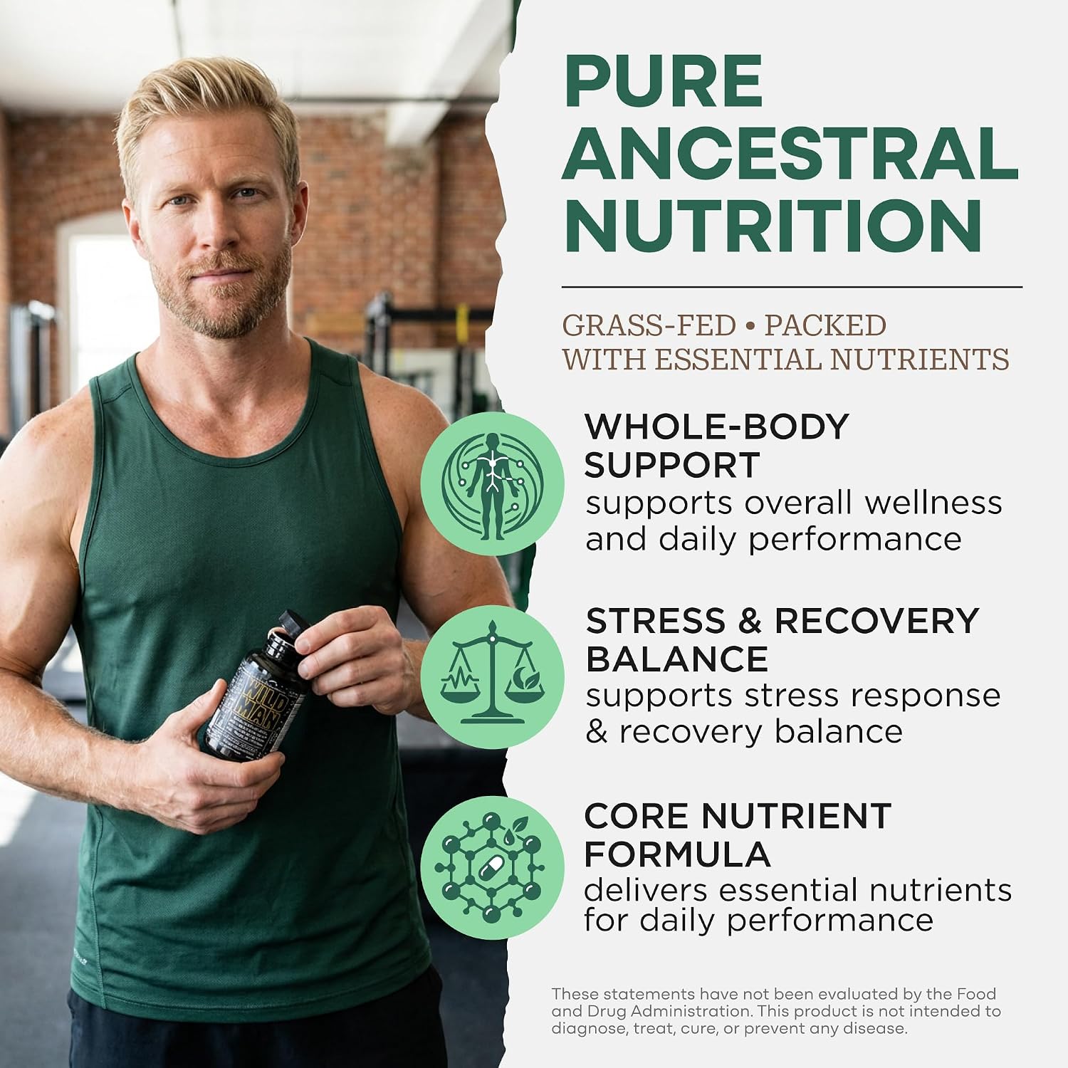 Wild Foods Herbal Stack for Man