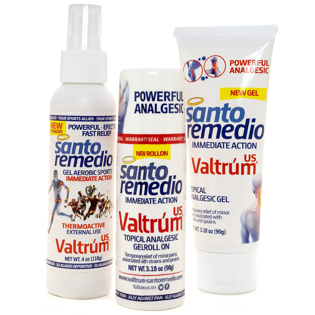Valtrum Santo Remedio Pain Relief Spray, 4 Oz ValtrumBuy Supplements Australia