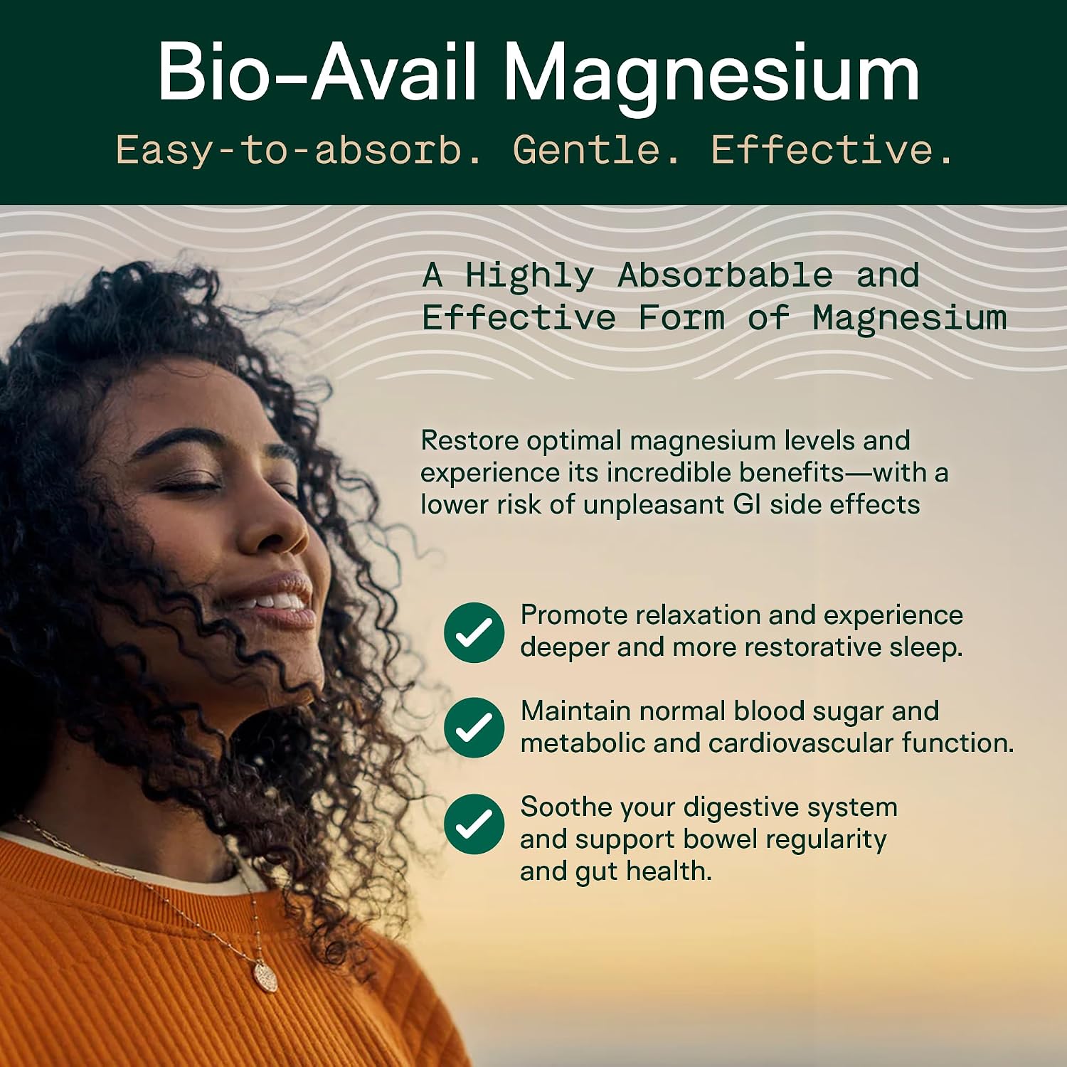 Adapt Naturals Magnesium Glycinate Supplement, Bioavailable - 30 Day Supply | 300mg High Absorption Pure Chelated Magnesium Bisglycinate Complex, Supports Gut Health, Sleep, Relaxation, Bone and Muscles