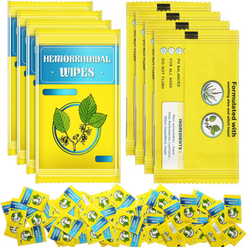 Timgle 300 Counts Individual Packing Hemorrhoid Wipes Witch Hazel Wipes for Butt Hemorrhoidal and Relief Swelling Pain Burning Itching Numbing, 5.5 x 7 Inch TimgleBuy Supplements Australia