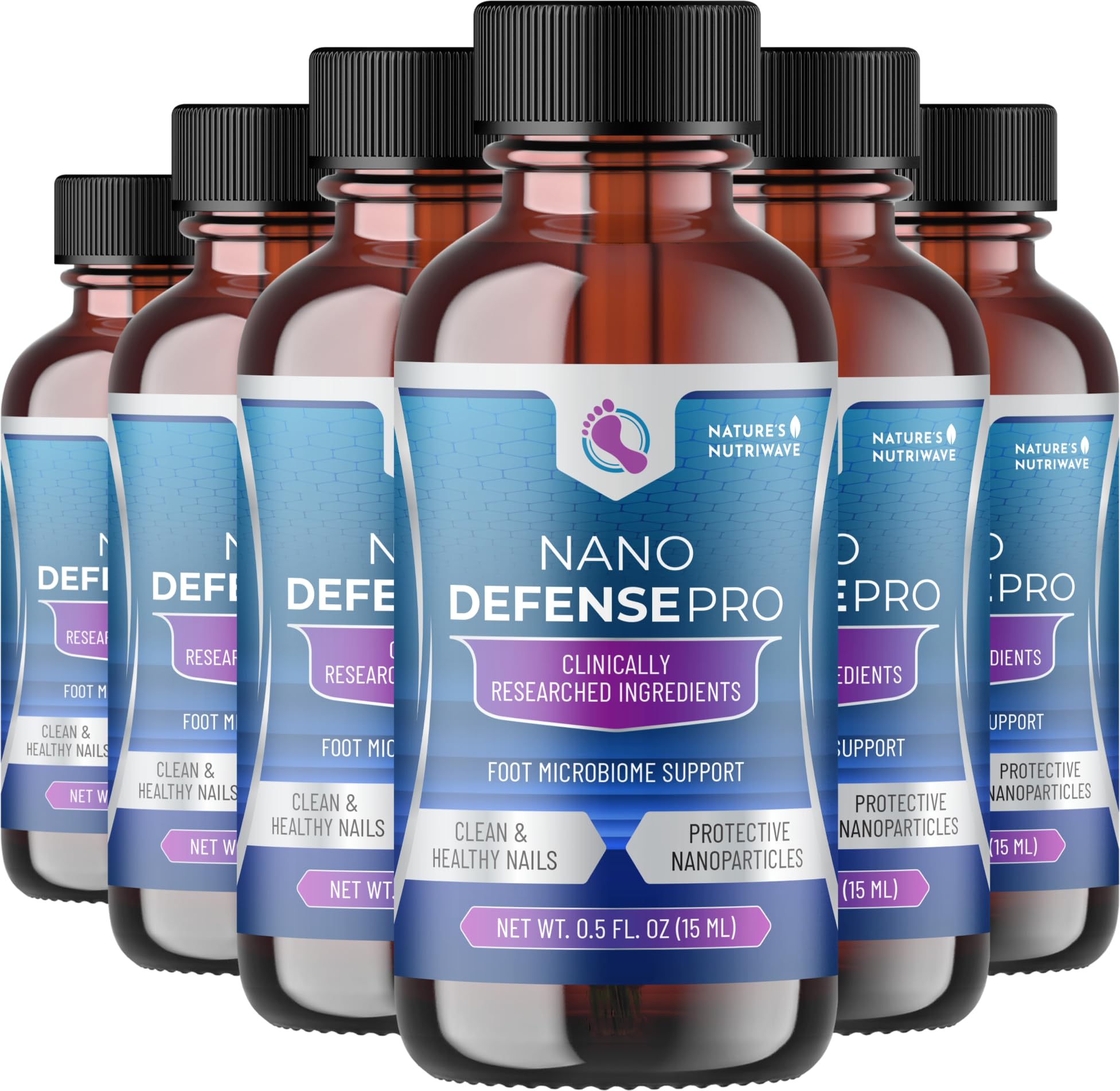 NanoDefense Pro Drops – Botanical Nail Formula – 15ml, 1 Month Supply | Original-formula topical nail drops, botanical blend | Non-GMO | Applies directly to nails, no rinse