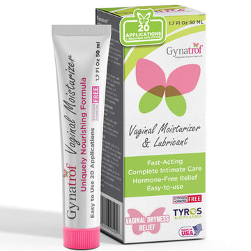 Gynatrof Vaginal Moisturizer, Long-Lasting for Vaginal Dryness & Irritation, Hormone-Free Hyaluronic Acid & Vitamin E Feminine Care, Daily Hydration For Intimate Feminine Care, 1.7 fl oz Gynatrof buy supplements Au