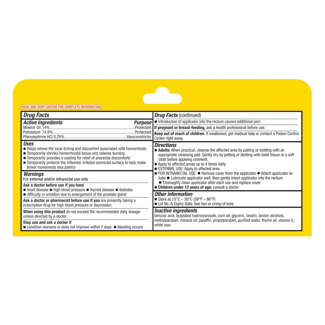 A+Health Hemorrhoid Treatment, Hemorrhoidal Ointment Relieves Symptoms of Burning, Itching, Discomfort, 2 Ounce Tube with Applicator, Reduces Irritation and Pain Relief A+HealthBuy Supplements Australia
