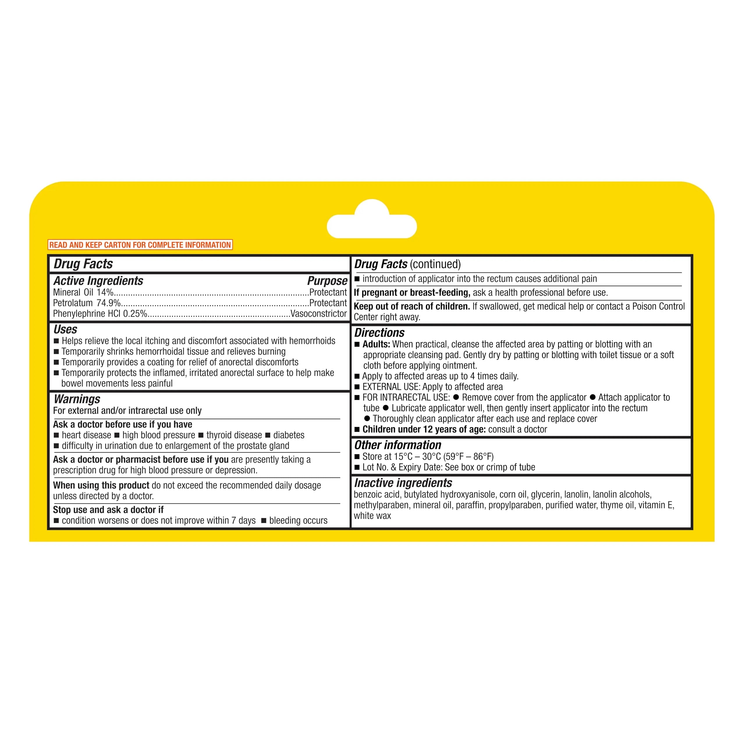 A+Health Hemorrhoid Treatment, Hemorrhoidal Ointment Relieves Symptoms of Burning, Itching, Discomfort, 2 Ounce Tube with Applicator, Reduces Irritation and Pain Relief A+HealthBuy Supplements Australia