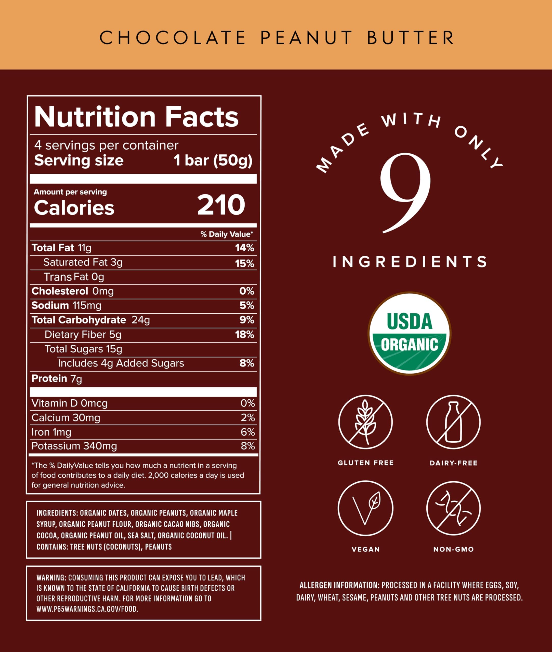 Truvani Plant Based Snack Bars | Variety | 12 Pack | Vegan | 5-8g Protein | USDA Organic and Vegan | Dairy, Soy, and Gluten Free | Individually Wrapped