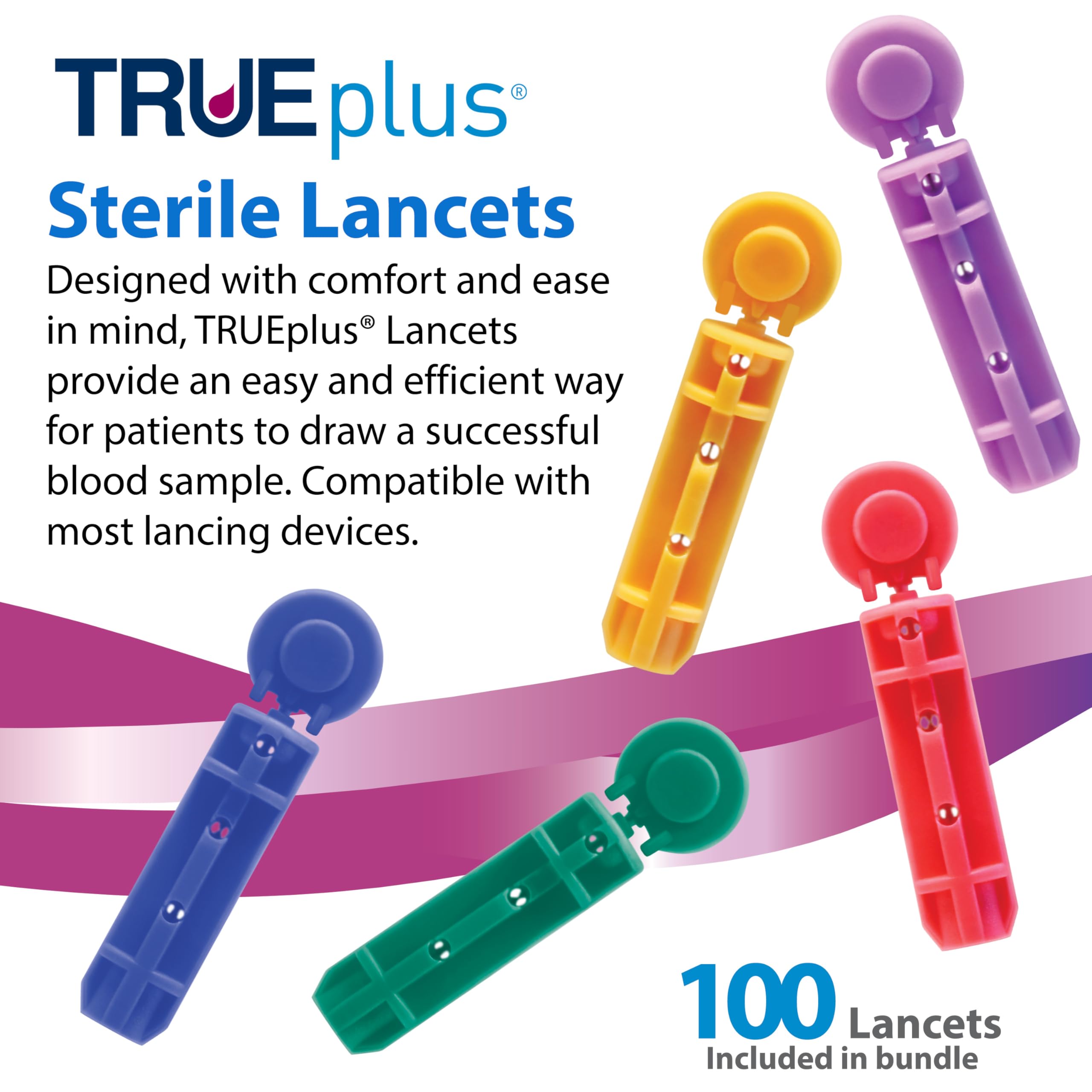 TRUENESS Blood Glucose Test Strips, 50 Count | Blood Glucose Test Strips Compatible with TRUENESS Family of Self Monitoring Blood Glucose Meters, Fast 5 Second Results