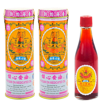 Po Sum On Medicated Oil (Muscle, Joint, Back Pain Relief) (1.0 Fl Oz) (2 Bottles) Po Sum OnBuy Supplements Australia
