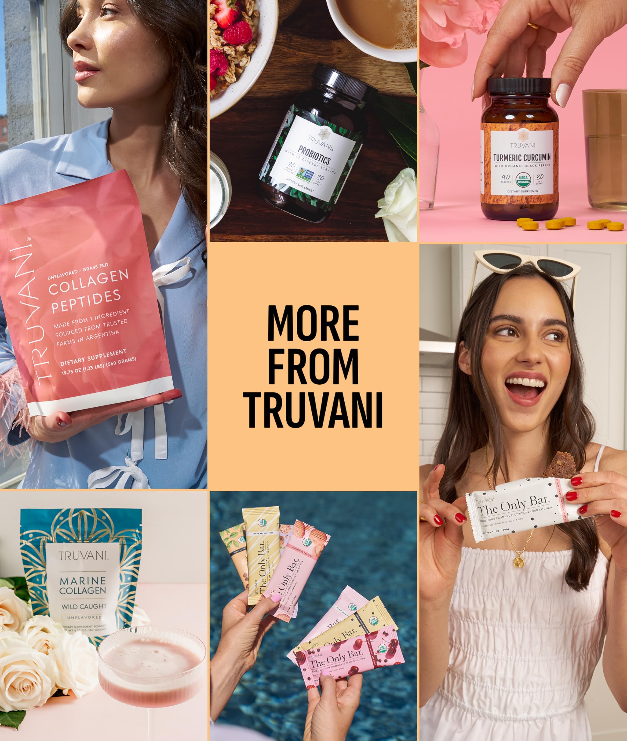 Truvani Organic Plant Based Protein Powder | Vanilla | 1 Serving | Vegan | 20g Pea Protein | Keto | Gluten & Dairy Free | Low Carb | No Added Sugar