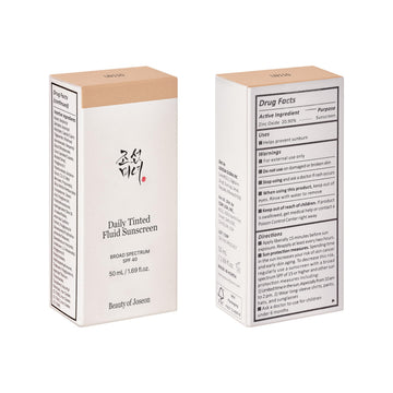 Beauty of Joseon Daily Tinted Fluid Sunscreen 12 Shades for Face Moisturizing Broad Spectrum SPF 40 Korean Skincare 50ml, 1.69 fl.oz #LN110