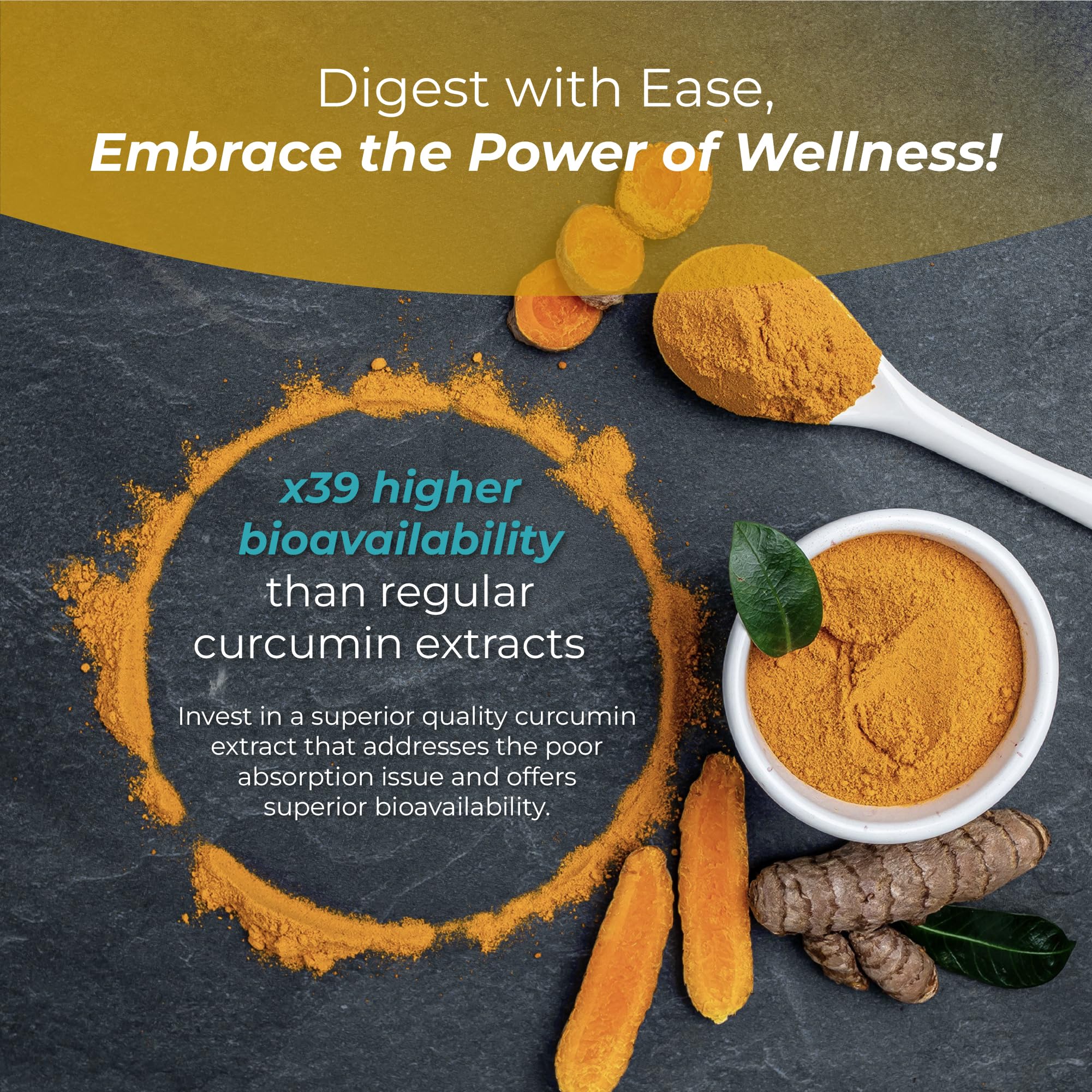 PUREHEALTH RESEARCH Curcumin Extract - High Absorption Turmeric Supplement for Robust Immune Support - Joint Support for Overworked Joints and Muscles - Powered by Curcugen x39 Bioavailable - 1 Bottle PUREHEALTH RESEARCHBuy Supplements Australia