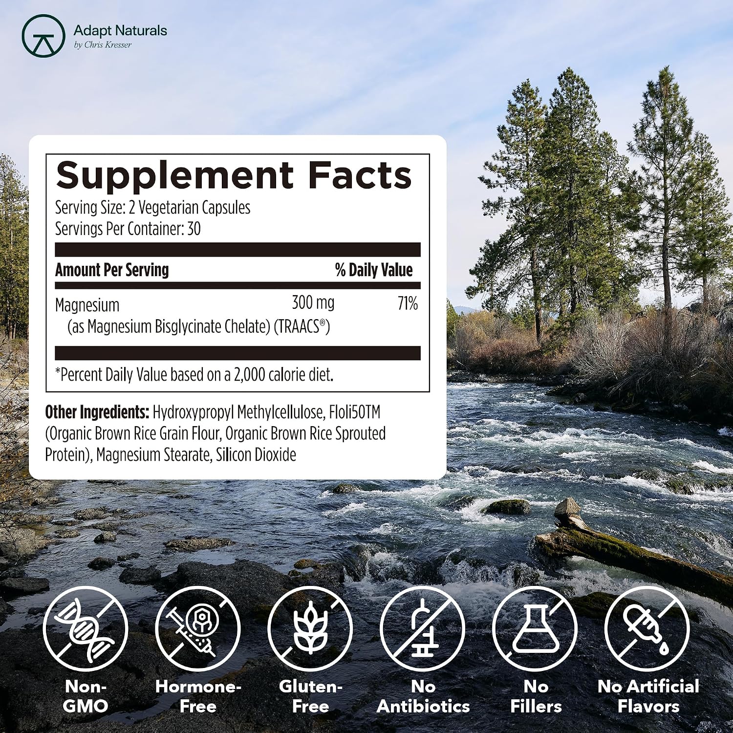 Adapt Naturals Daily Wellness Bundle – Bio-Avail Multivitamin & Magnesium Glycinate Supplement for Men & Women – 30-Day Supply