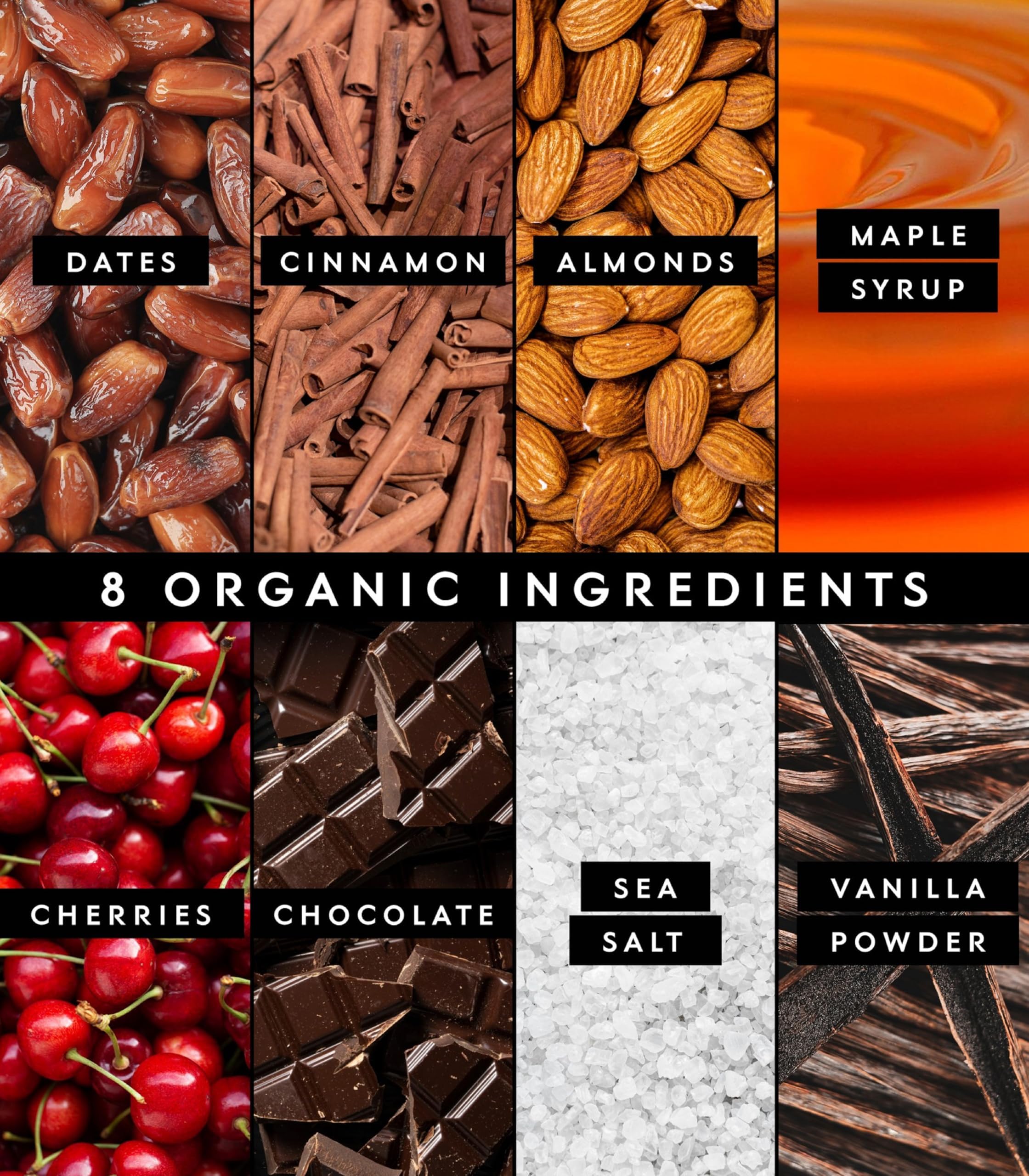 Truvani Plant Based Snack Bars | Variety | 12 Pack | Vegan | 5-8g Protein | USDA Organic and Vegan | Dairy, Soy, and Gluten Free | Individually Wrapped