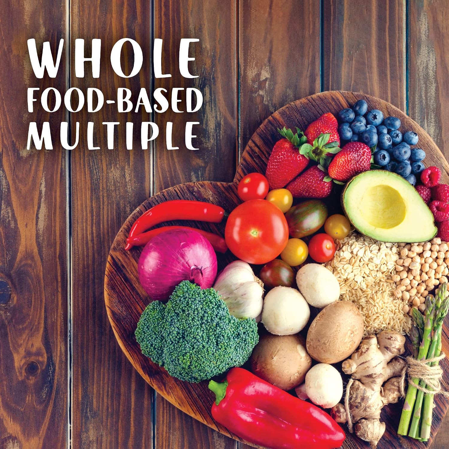 Bluebonnet Nutrition Mens' ONE 40+ Whole Food-Based Multiple, Men Multivitamin for Men 40+, Soy-Free, Non-GMO, Gluten Free, Kosher, 60 Vegetable Capsules, 60 Servings
