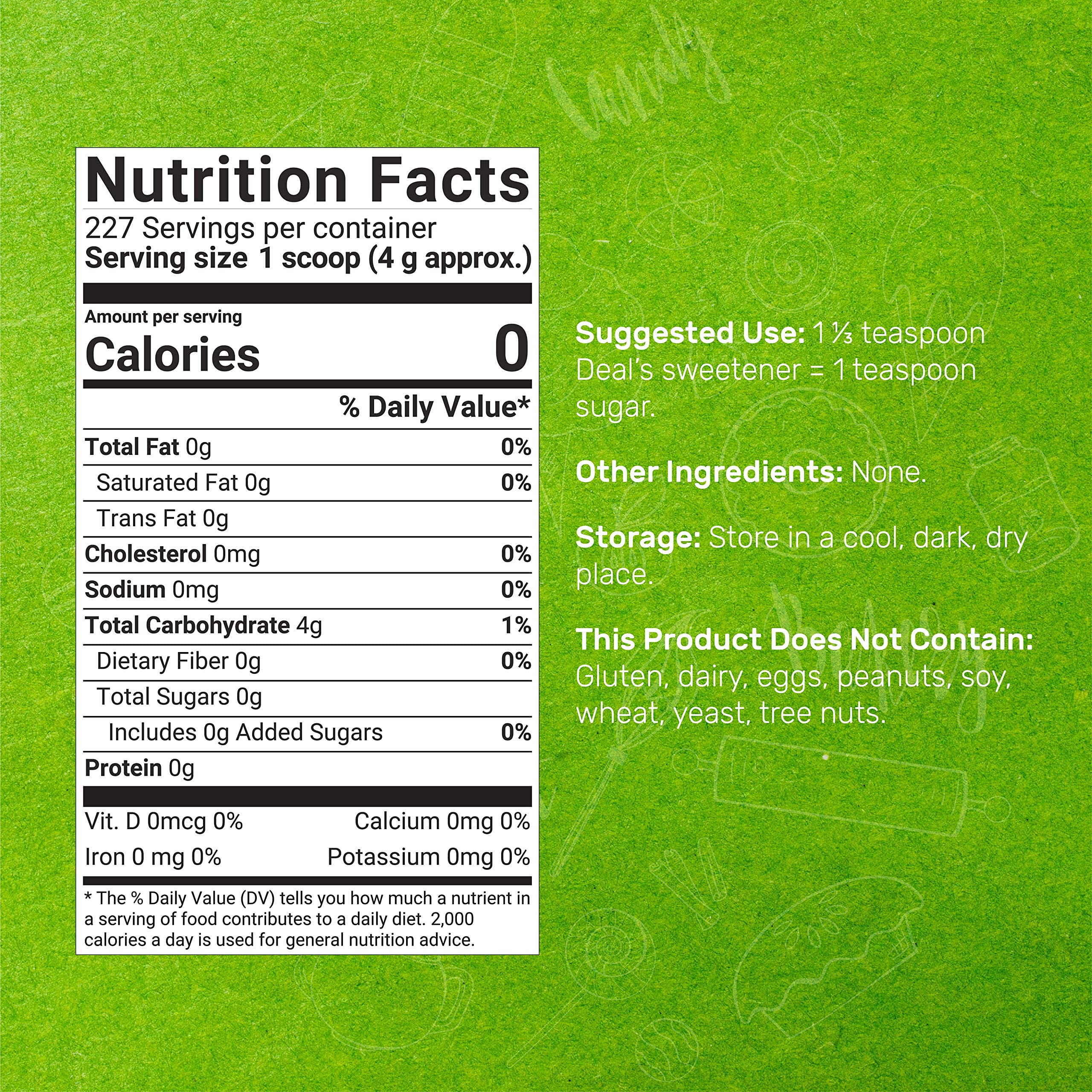 Allulose Sweetener 6 Pounds – Natural Sugar Substitutes, No Aftertaste – Keto Friendly, Vegan, Zero Net Carb, Zero Calorie – Great for Cooking & Baking