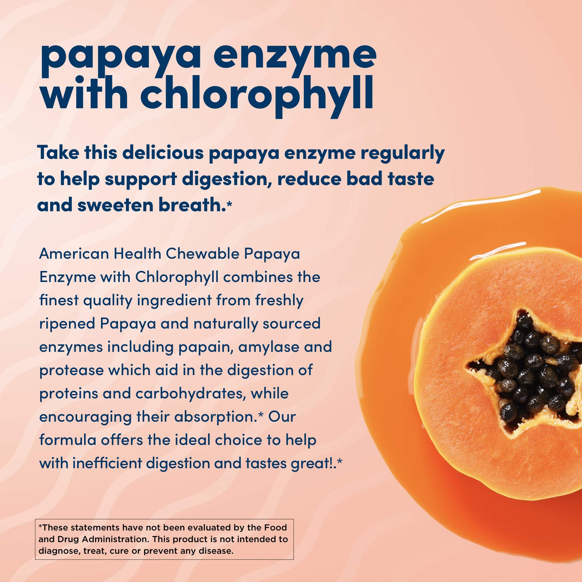 American Health Chewable Papaya Enzyme with Chlorophyll 600 Chwbls - PrimeBioHealth - canada supplements