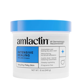 AmLactin Intensive Healing - Therapeutic Body Cream for Extremely Dry Skin - No-Scrub Exfoliator and Body Moisturizer Cream - PrimeBioHealth - canada supplements
