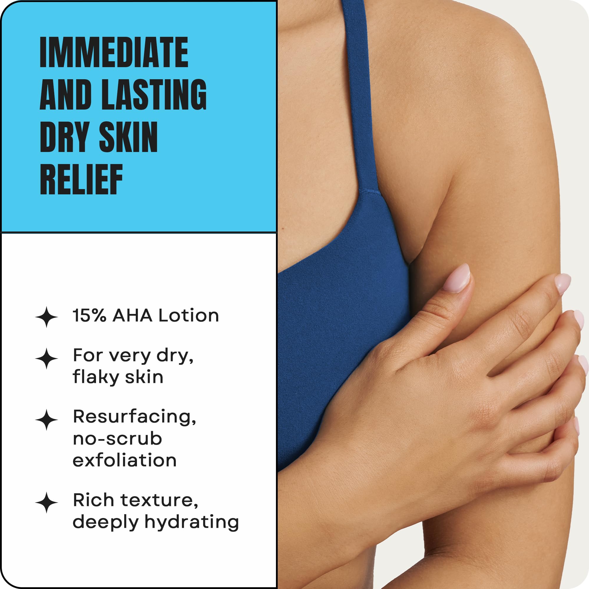 AmLactin Intensive Healing - Therapeutic Body Cream for Extremely Dry Skin - No-Scrub Exfoliator and Body Moisturizer Cream - PrimeBioHealth - canada supplements