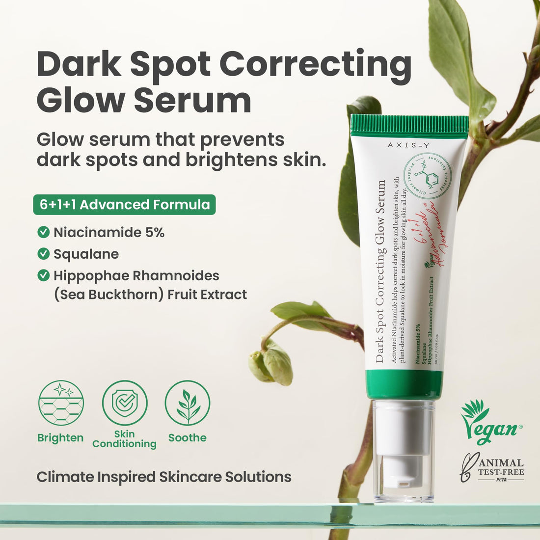 AXIS-Y Dark Spot Correcting Glow Serum - 5% Niacinamide Dark Spot Remover For Face - PrimeBioHealth - canada supplements