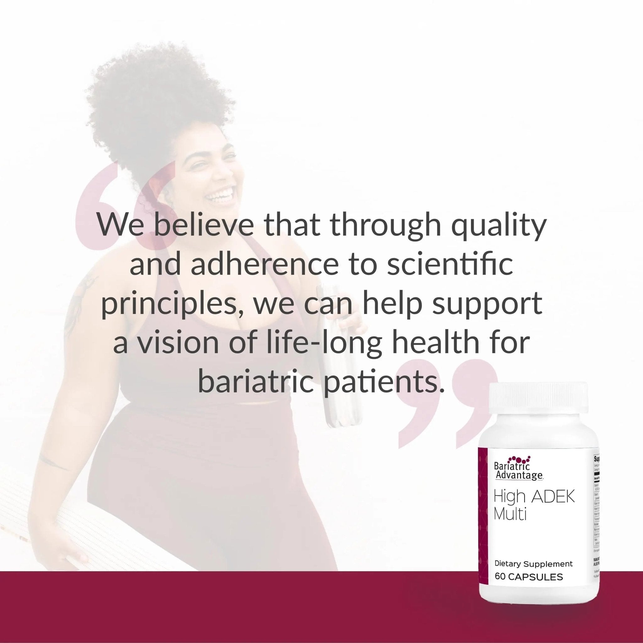 Bariatric Advantage High ADEK Multi - for Bariatric Surgery Patients - Multivitamin with Vitamins A, D, E, K & Trace Minerals - PrimeBioHealth - canada supplements