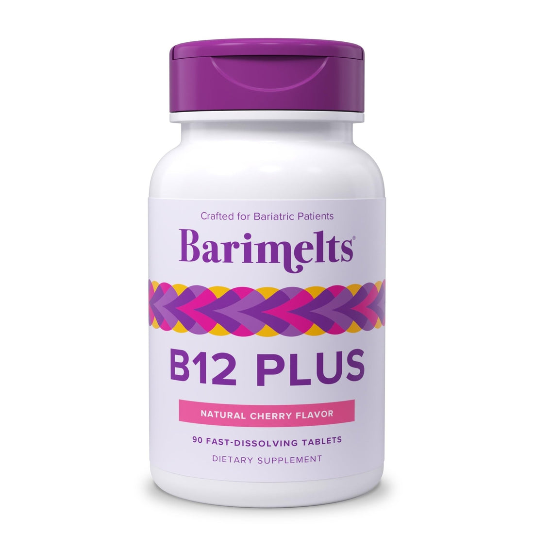BariMelts Vitamin B12 Plus, 90 Fast-Dissolving Tablets (3-Month Supply), Sugar-Free Bariatric Vitamins for Women, Includes B12, B6 - PrimeBioHealth - canada supplements