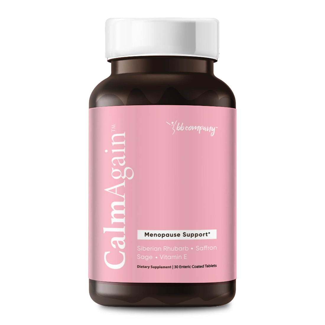 BB Company CalmAgain for Menopause Anxiousness, Mood Balance for Women | Stay Calm, Lower Cortisol, Fewer Mood Swings | Siberian Rhubarb - PrimeBioHealth - canada supplements