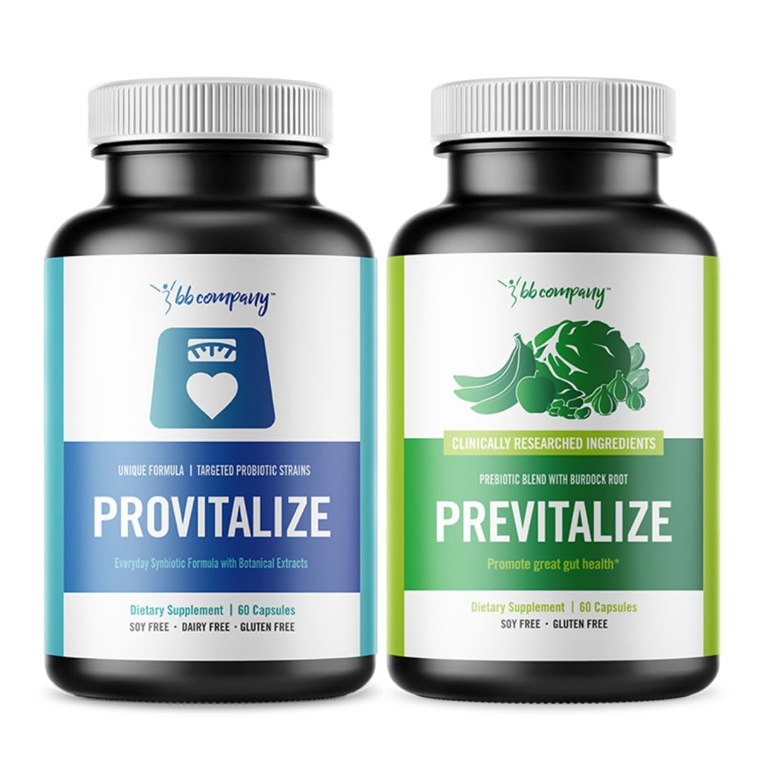 BB Company Slim Gut Bundle | Menopause Prebiotics and Probiotics for Women | Gut Vitamins for Digestive Health | Supports Joint Health - PrimeBioHealth - canada supplements