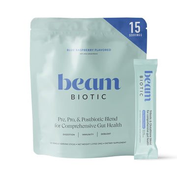 Beam Biotic Probiotics for Women – Gut Health & Digestive Health Powder with Pre, Pro & Postbiotics + Glutathione, Daily Probiotic Drink for Bloating Relief & Gut Balance - PrimeBioHealth - canada supplements