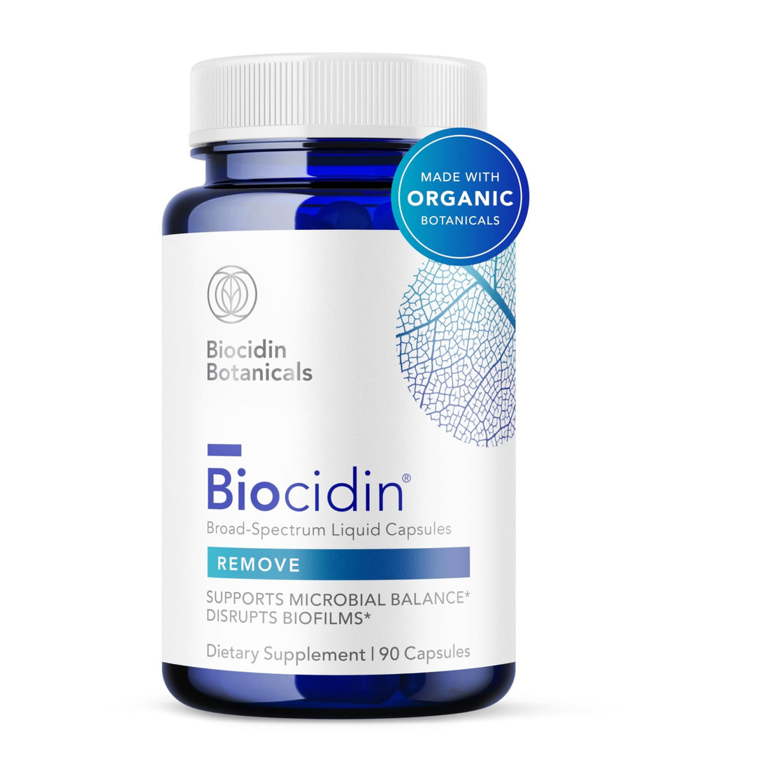 Biocidin Capsules - Biofilm Disruptor - Supports Gut Detox Cleanse, Healthy Microbial Balance, Immune Function & Gut Health - Professional-Grade Herbal Supplement - PrimeBioHealth - canada supplements