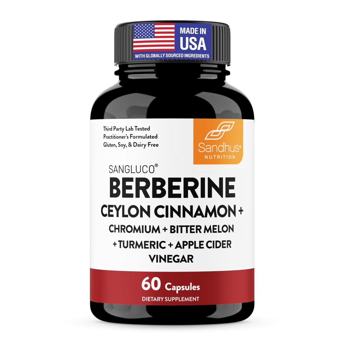 Blood Sugar Support Complex Supplement | Supports Healthy Blood Sugar Levels Already Within Normal Range | With Berberine, Cinnamon, Chromium, Turmeric - PrimeBioHealth - canada supplements