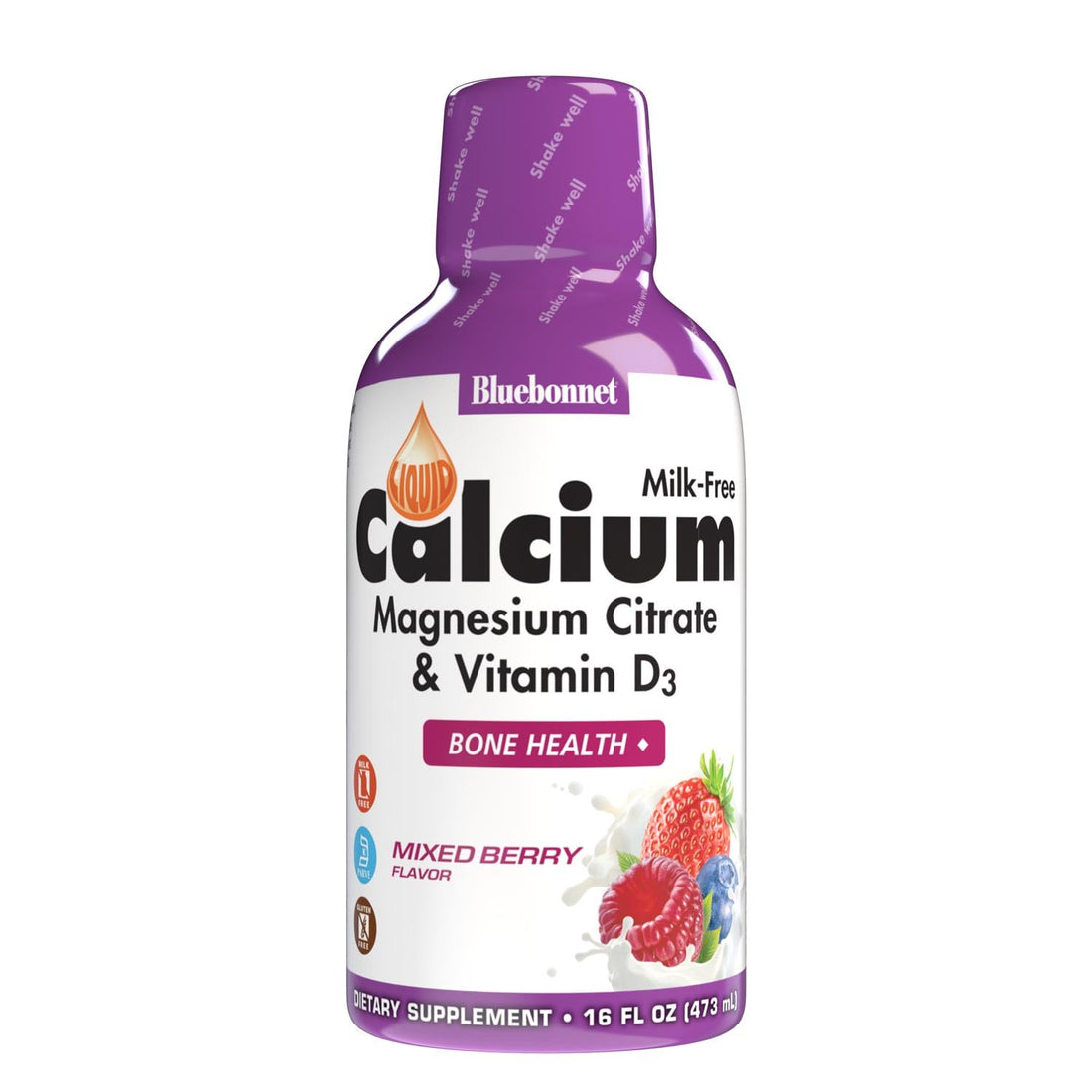 Bluebonnet Nutrition Liquid Calcium Citrate, Magnesium, Vitamin D3, Bone Health, Gluten Free, Soy Free, Milk Free, Kosher, 16 fl oz - PrimeBioHealth - canada supplements