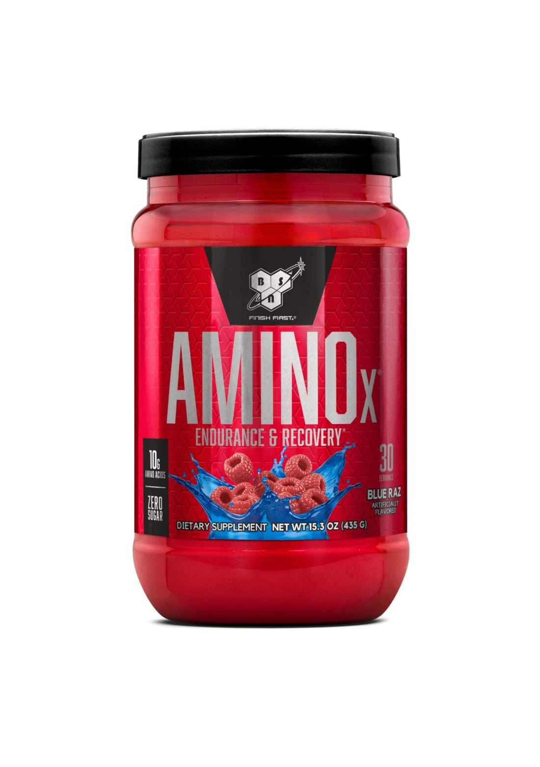 BSN Amino X Muscle Recovery & Endurance Powder with BCAAs, 10 Grams of Amino Acids, Keto Friendly, Caffeine-Free, Support Endurance, Zero Sugar, Blue Raz, - PrimeBioHealth - canada supplements