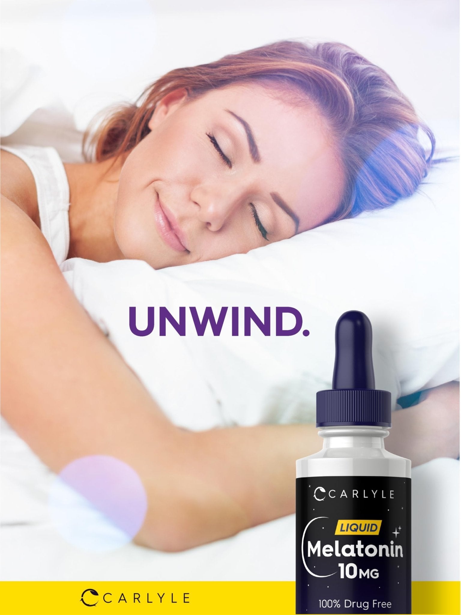 Carlyle Melatonin 10mg | 2 fl oz Liquid Drops | Berry Flavor | for Adults | Non-GMO, Vegetarian Supplement - PrimeBioHealth - canada supplements