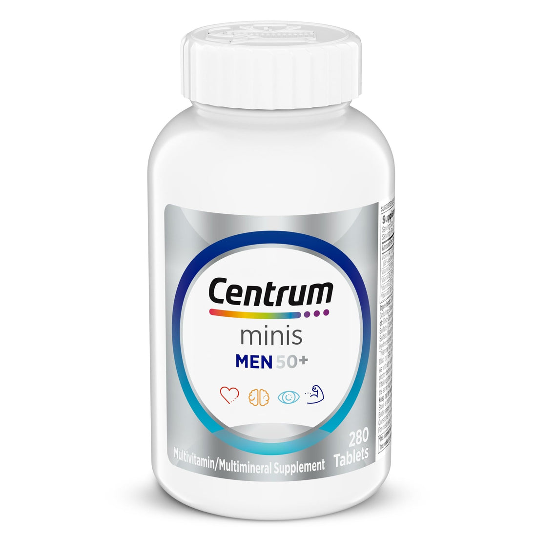 Centrum Minis Silver Multivitamin for Men 50 Plus, Multivitamin/Multimineral Supplement, Vitamin D3, B-Vitamins and Zinc, Non-GMO Ingredients, Supports Memory - PrimeBioHealth - canada supplements