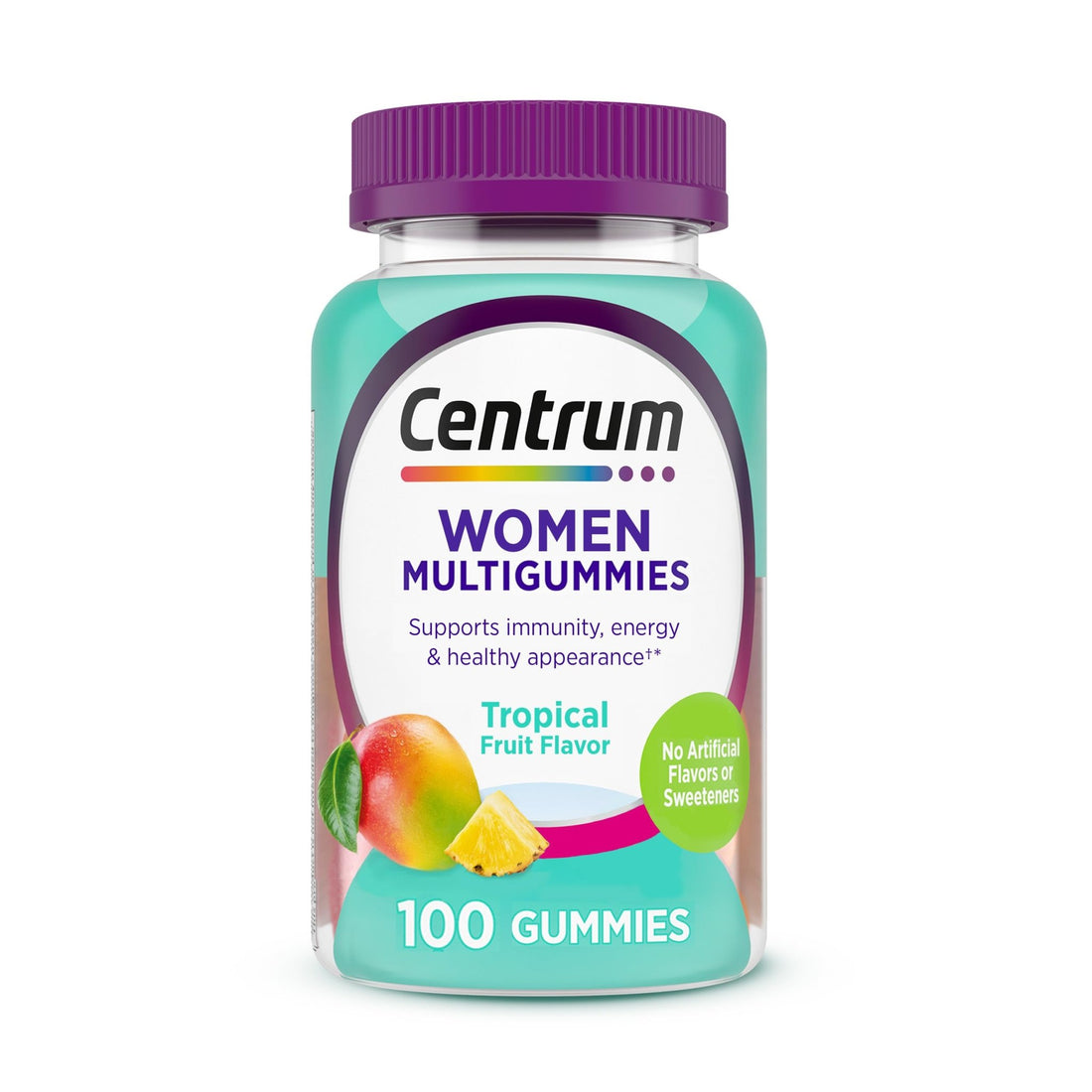 Centrum Women’s Multivitamin Gummies, Immune, Energy, Healthy Appearance Support, 100 Count, 50 Day Supply - PrimeBioHealth - canada supplements