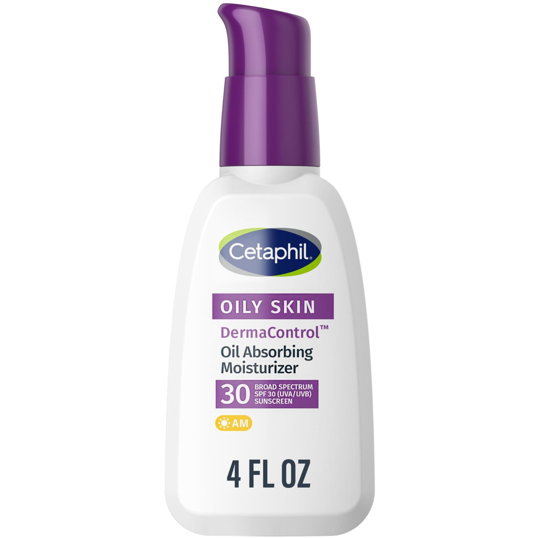 Cetaphil DermaControl Oil Absorbing Moisturizer with SPF 30, For Sensitive, Oily Skin, 4 Fl oz, Absorbs Oil - PrimeBioHealth - canada supplements