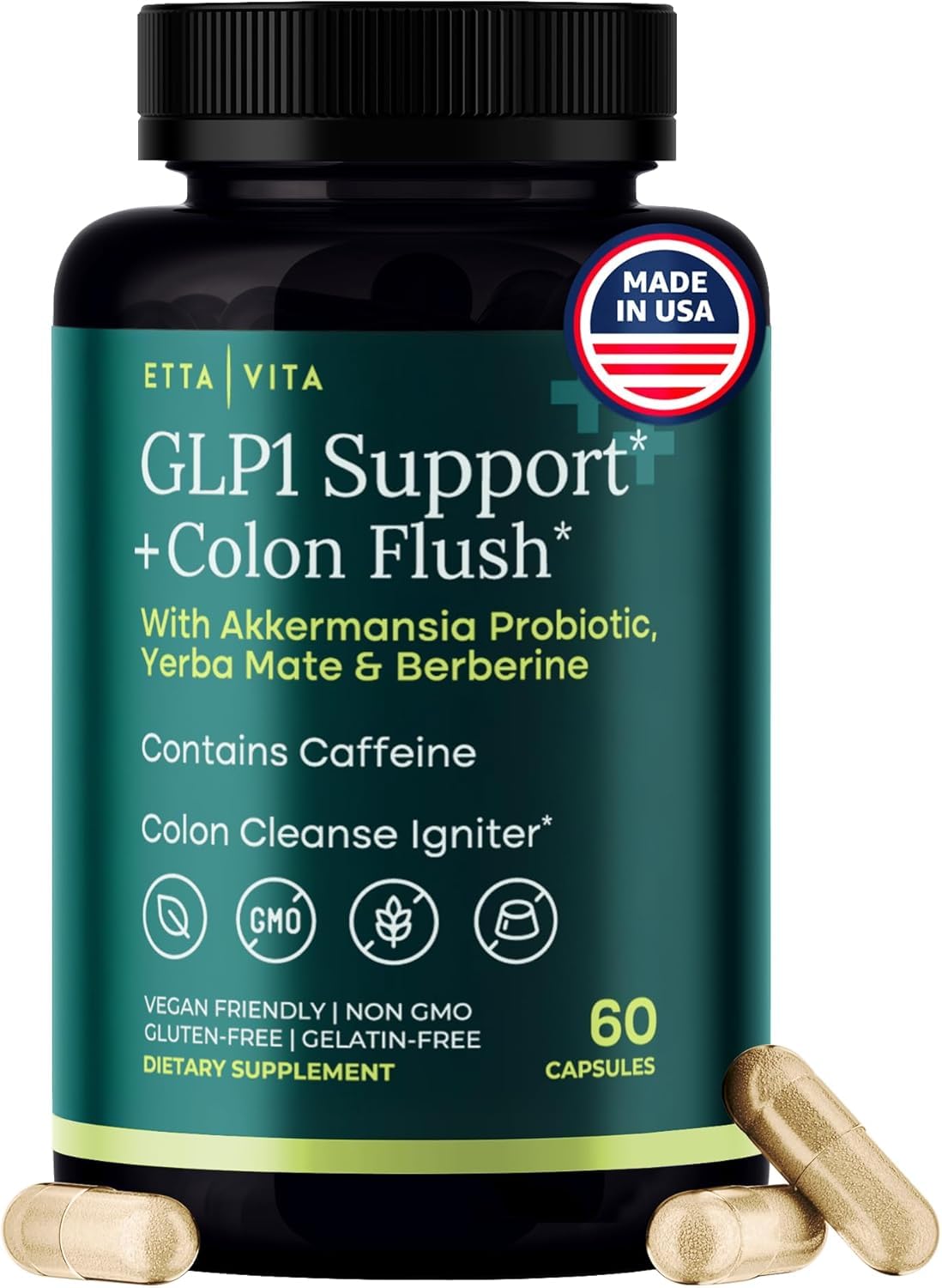 Colon Cleanse + Supplement Weight Loss & Energy - Appetite Suppressant & Fat Burner for women and men with Berberine, Yerba Mate, Psyllium Husk, Senna Leaf - PrimeBioHealth - canada supplements