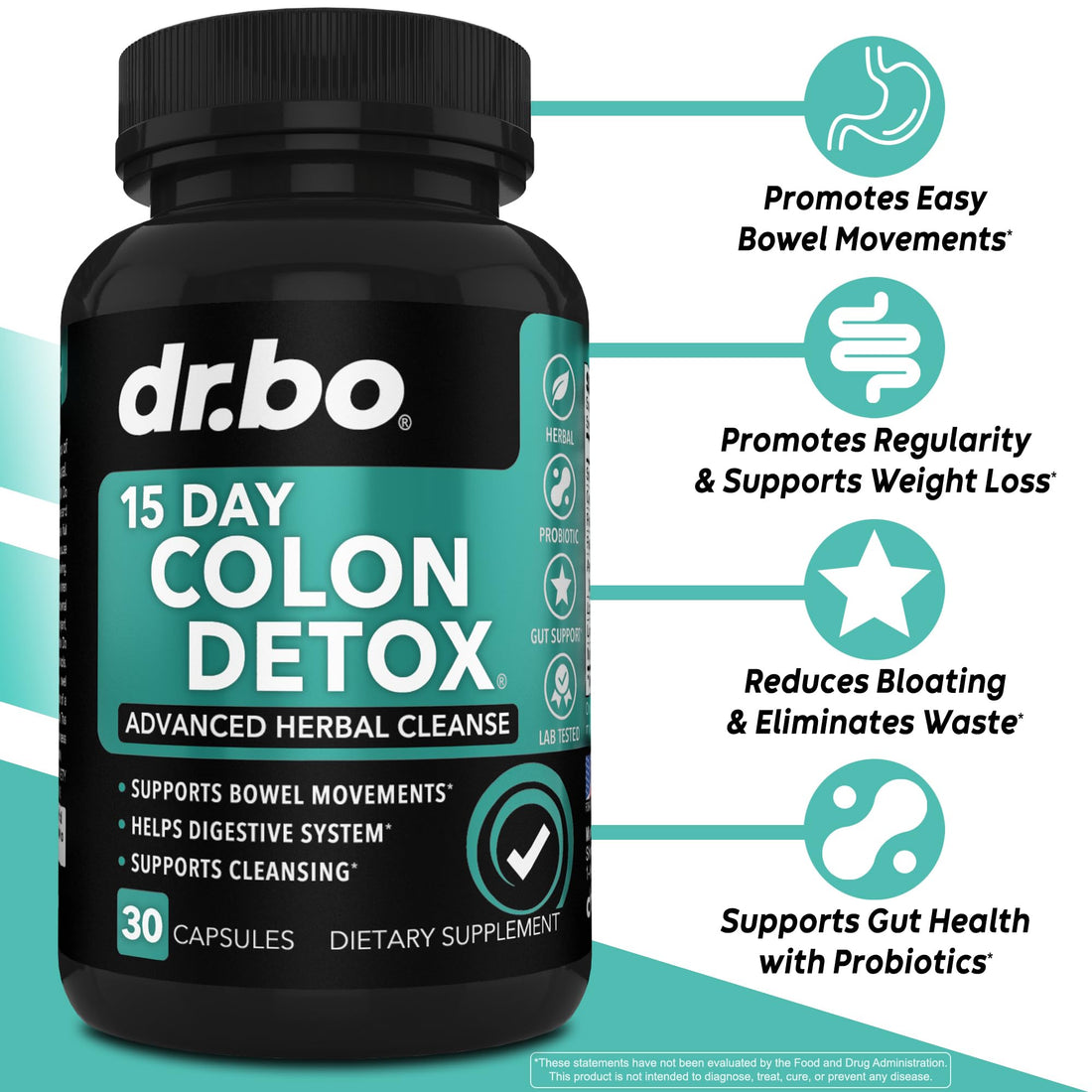 Colon Cleanser Detox for Weight Flush - 15 Day Intestinal Cleanse Pills & Probiotic - Fast Natural Laxative for Constipation Relief - Bowel Movement Supplements for Stomach Bloating, Gut Loss Support - PrimeBioHealth - canada supplements