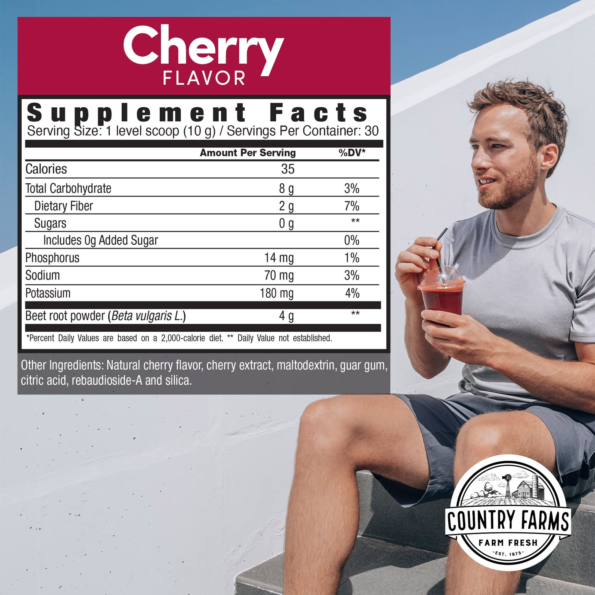 Country Farms Bountiful Beets, Wholefood Beet Extract Superfood, Helps Support Healthy Circulation and Promote Energy - PrimeBioHealth - canada supplements