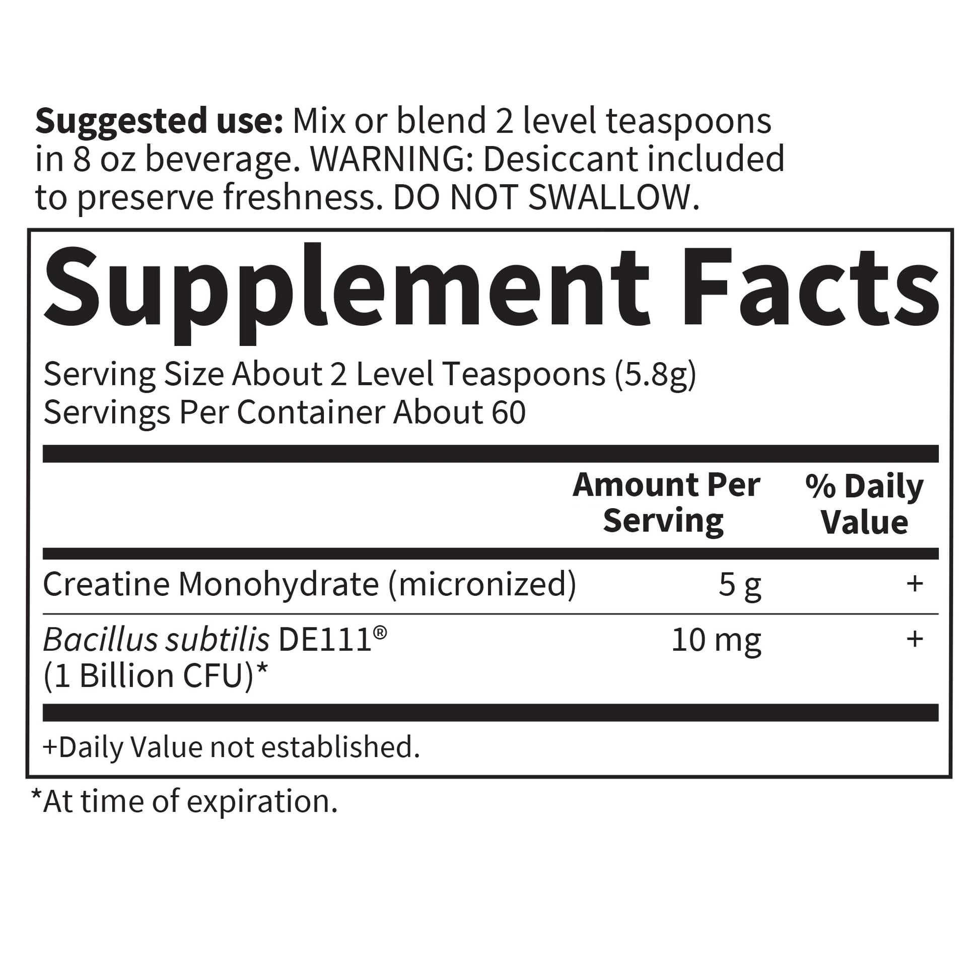 Creatine Monohydrate Powder for Women and Men by Garden of Life, Micronized Pre Workout with Probiotics for Muscle, Strength, Performance, Sport Amino Energy, - PrimeBioHealth - canada supplements