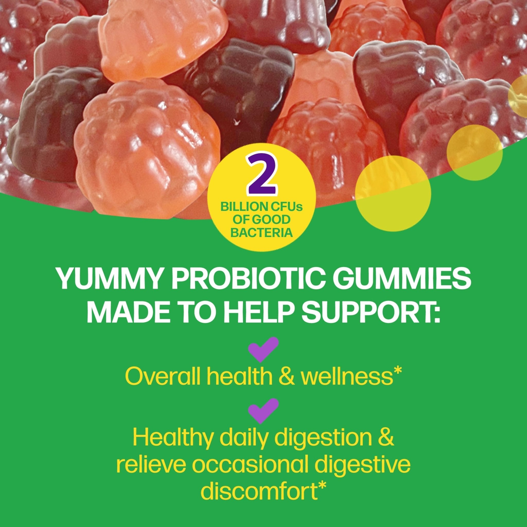 Culturelle Daily Probiotic Gummies for Women & Men, Berry Flavor, 52 Count, Naturally-Sourced Daily Probiotic - PrimeBioHealth - canada supplements