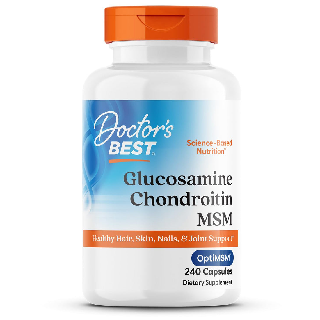 Doctor's BEST Glucosamine Chondroitin MSM - Joint Health Support Supplement for Women & Men, Nutritional Support for Joint Strength, Hair, Skin, & Nails - PrimeBioHealth - canada supplements