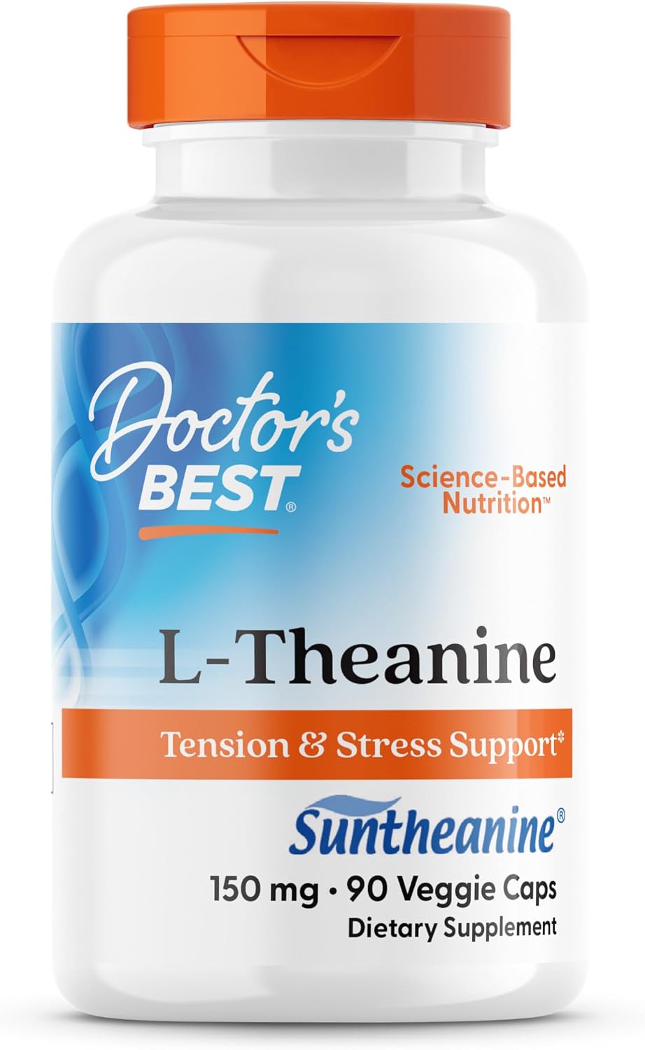 Doctor's Best L-Theanine Contains Suntheanine, Helps Reduce Stress & Sleep, Non-GMO, Gluten Free, Vegan, 150 mg (DRB-00197), 90 Count - PrimeBioHealth - canada supplements