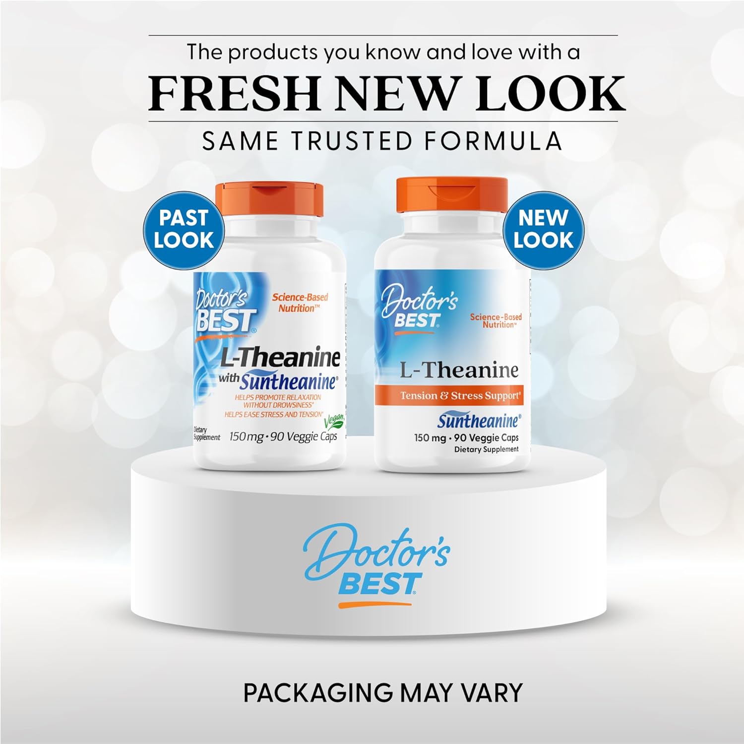Doctor's Best L-Theanine Contains Suntheanine, Helps Reduce Stress & Sleep, Non-GMO, Gluten Free, Vegan, 150 mg (DRB-00197), 90 Count - PrimeBioHealth - canada supplements