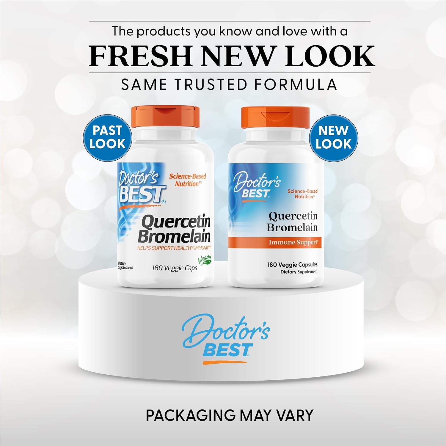 Doctor's Best Quercetin Bromelain, Immunity Support Capsule, Heart, Joint & Healthy Respiratory System, Non-GMO, Vegan, Gluten Free, Soy Free,180 VC - PrimeBioHealth - canada supplements
