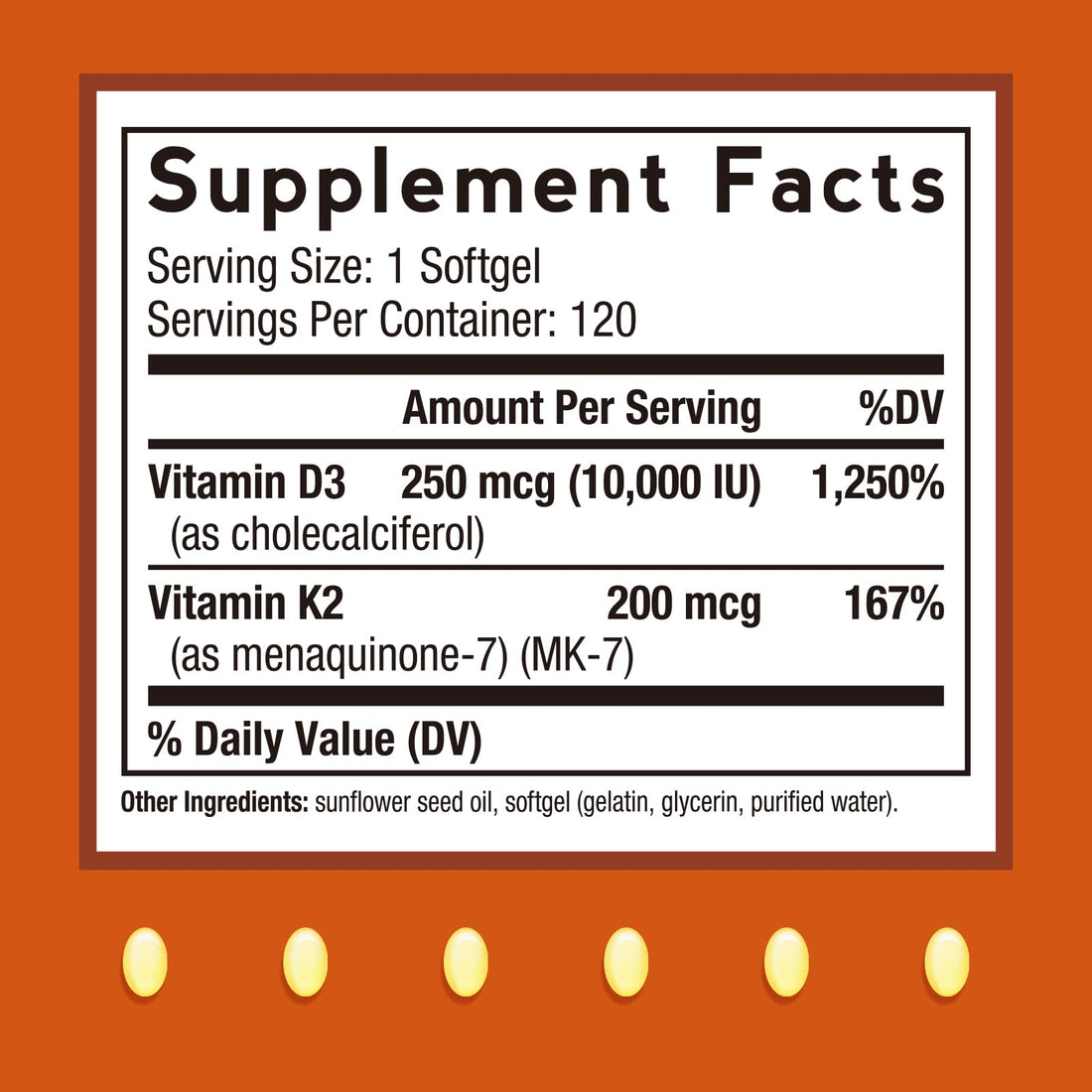 Doctor's Recipes Vitamin D3 K2, 10,000 IU, 200 mcg, MK-7, Strong Bone Density, Teeth, Immune, Heart Support, Energy, Calcium Absorption, - PrimeBioHealth - canada supplements